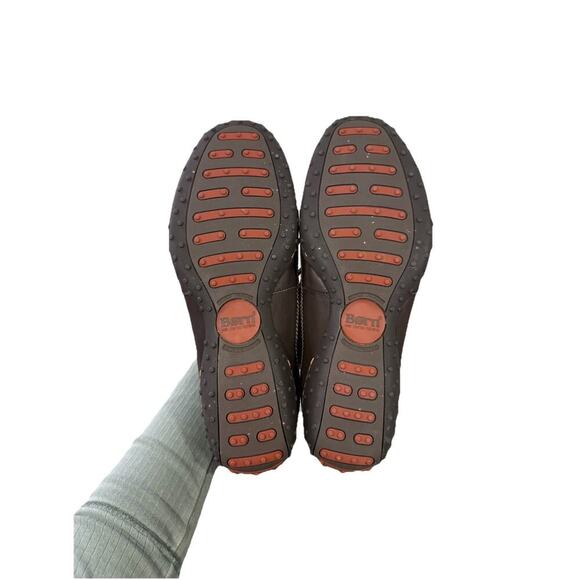 Born Brown Leather Lace Up Driving Loafers Minimalist Comfort Men’s Size 12/46 main image 6